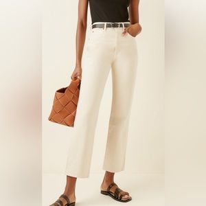 SLVRLAKE DENIM - London jean in cream. Perfect condition.